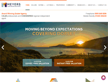 Tablet Screenshot of meyersestates.com